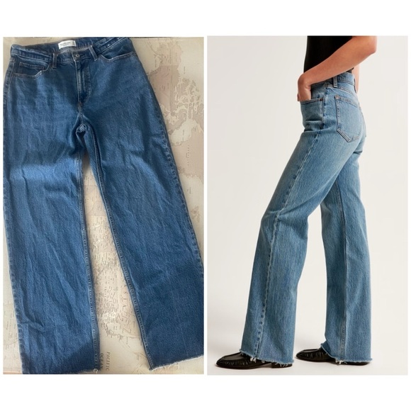 Abercrombie & Fitch High Rise 90s Relaxed Jean - Picture 1 of 16